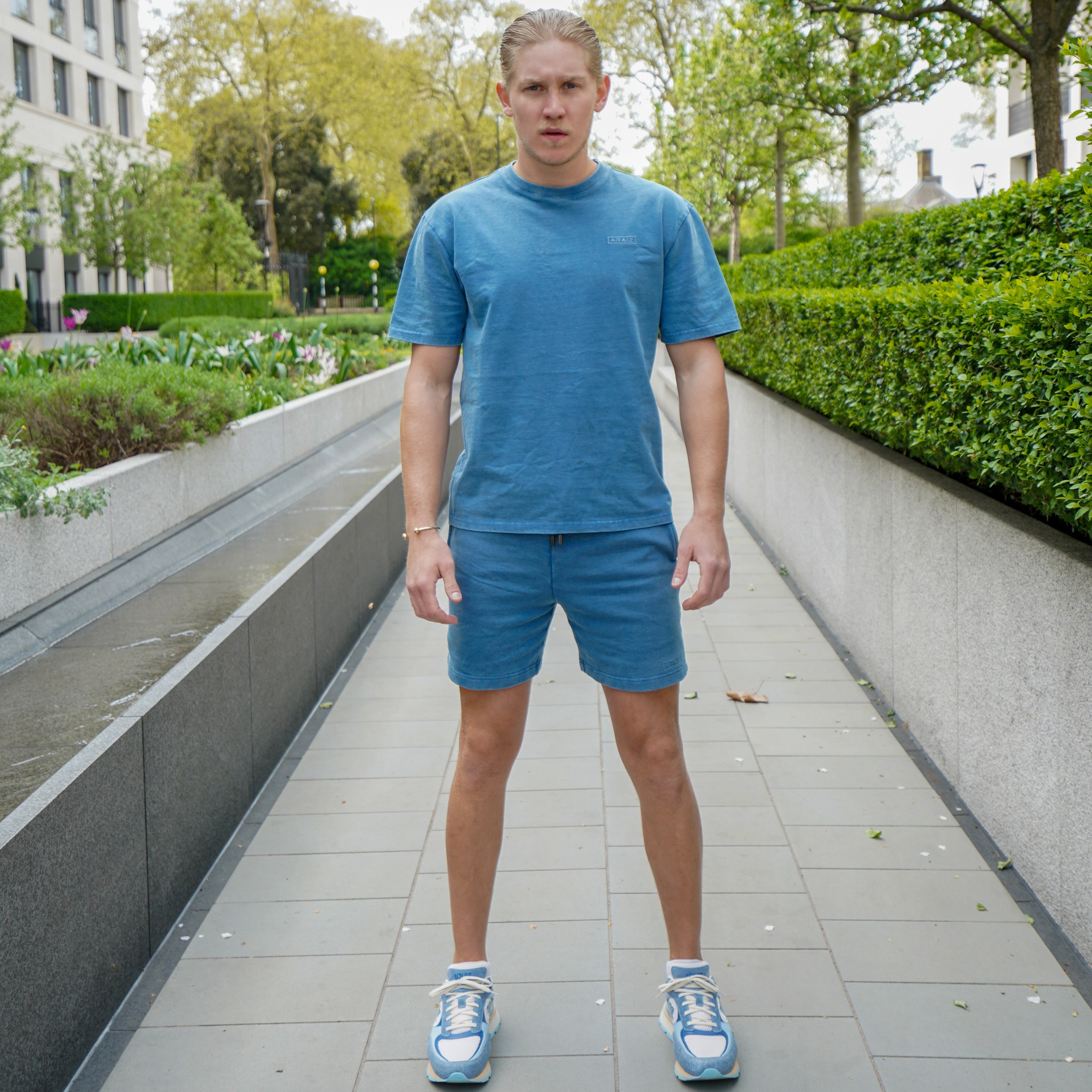 Serene Shorts - Vintage Blue